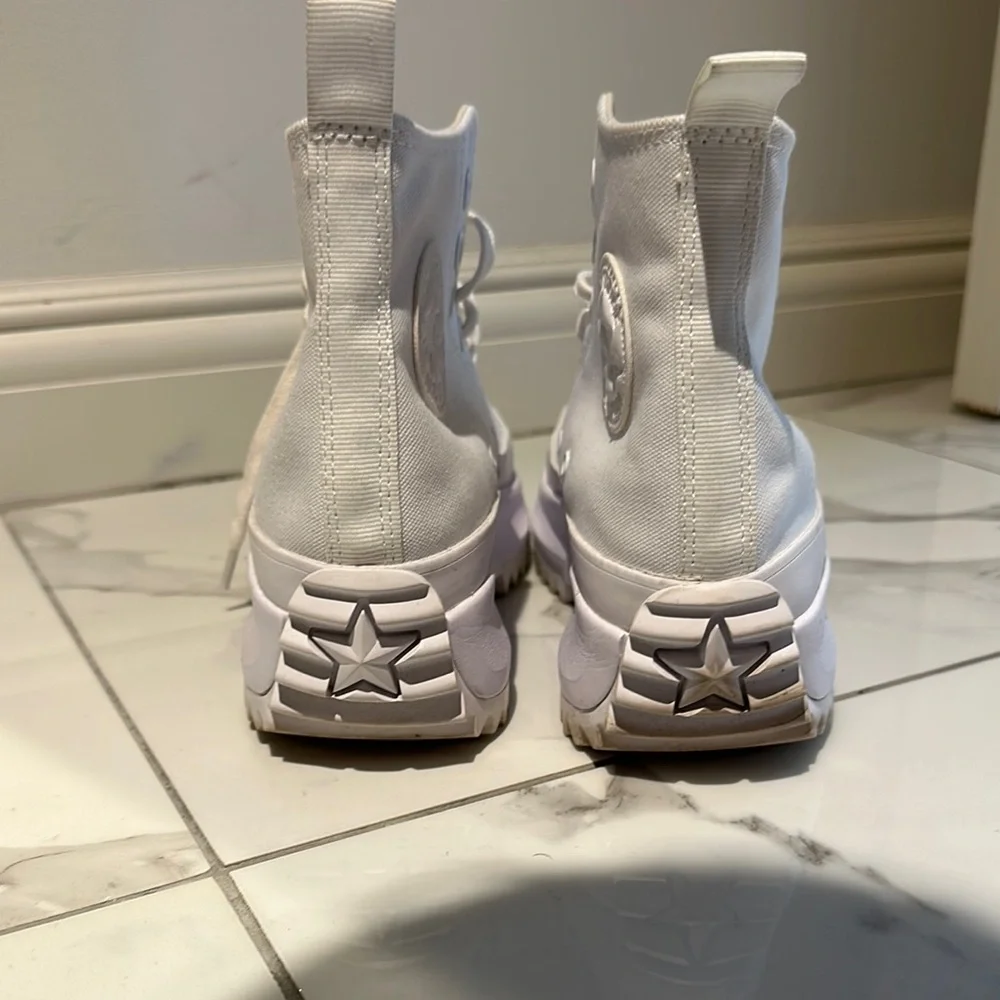 Converse Women's White High-Top Sneakers - Picture 3 of 3